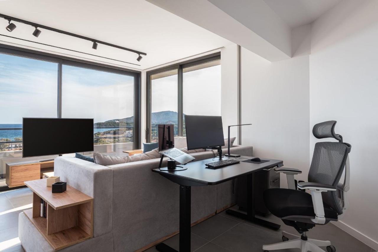 Sounio Panoramic Loft Apartment Sounion Luaran gambar