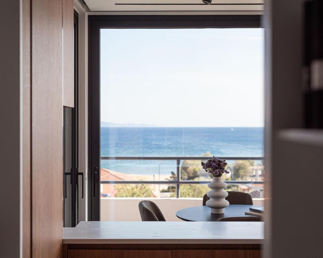 Sounio Panoramic Loft Apartment Sounion Luaran gambar